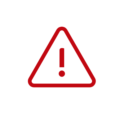 a caution icon