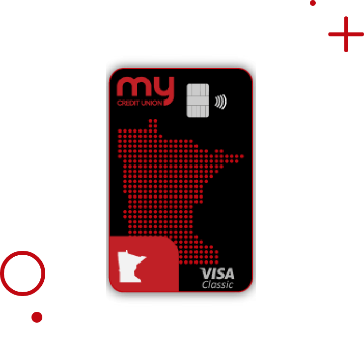 black and red visa card