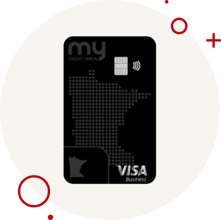 MY CREDIT UNION Visa business credit card